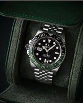 Rolex GMT Master II Men’s Watch – Black & Green Ceramic Bezel, 2024 Jubilee Bracelet, 43mm, Automatic
